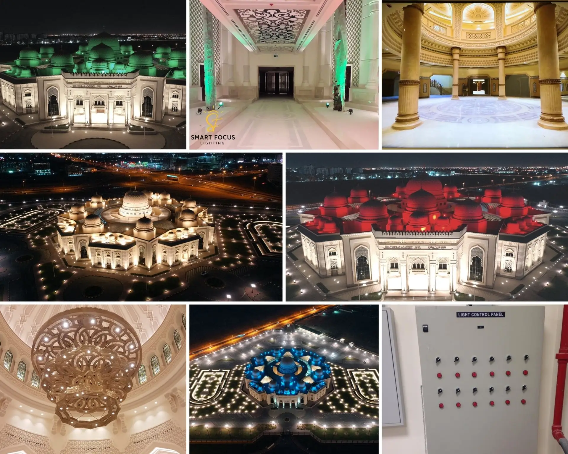 DMX lighting system installed at Sharjah Arab Cultural Capital Monument 1998