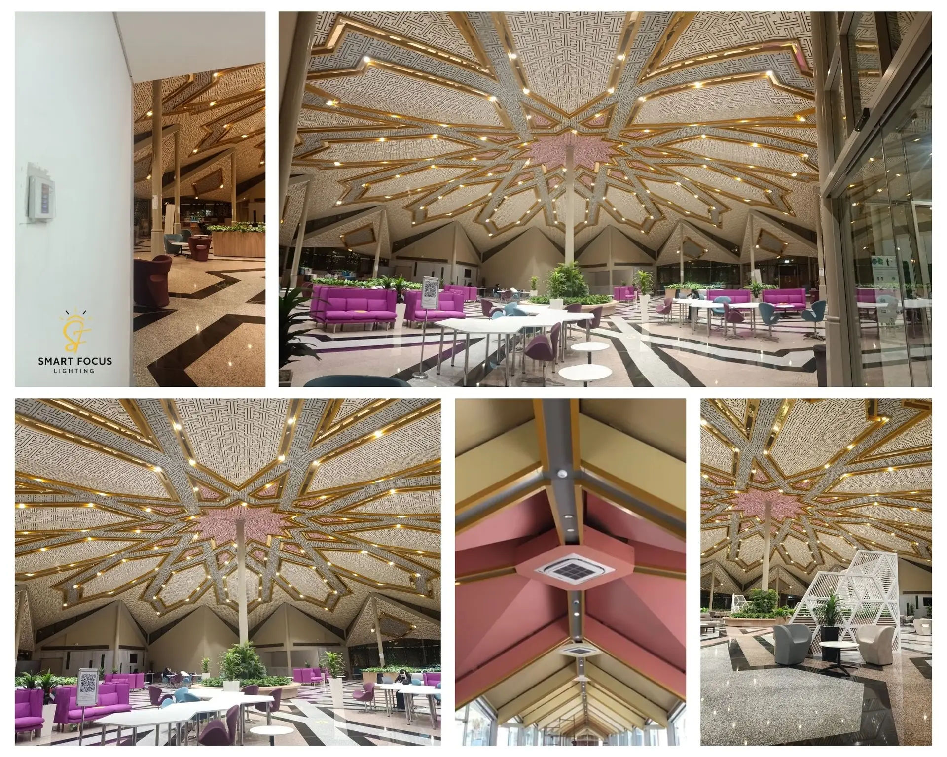 Lighting control installation at University of Sharjah Pavilion Hall